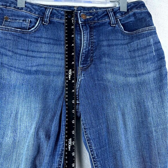 Riders by Lee Women's Straight Leg Jeans Denim 1SMTCW6 Blue Size 14 Petites - Picture 7 of 10